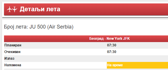 Карта полетов air serbia