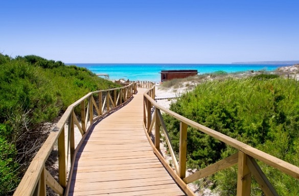 Playa de Migjorn, Formentera