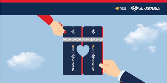 Air Serbia dve po ceni jedne avio karte Dan zaljubljenih Beograd februar 2017