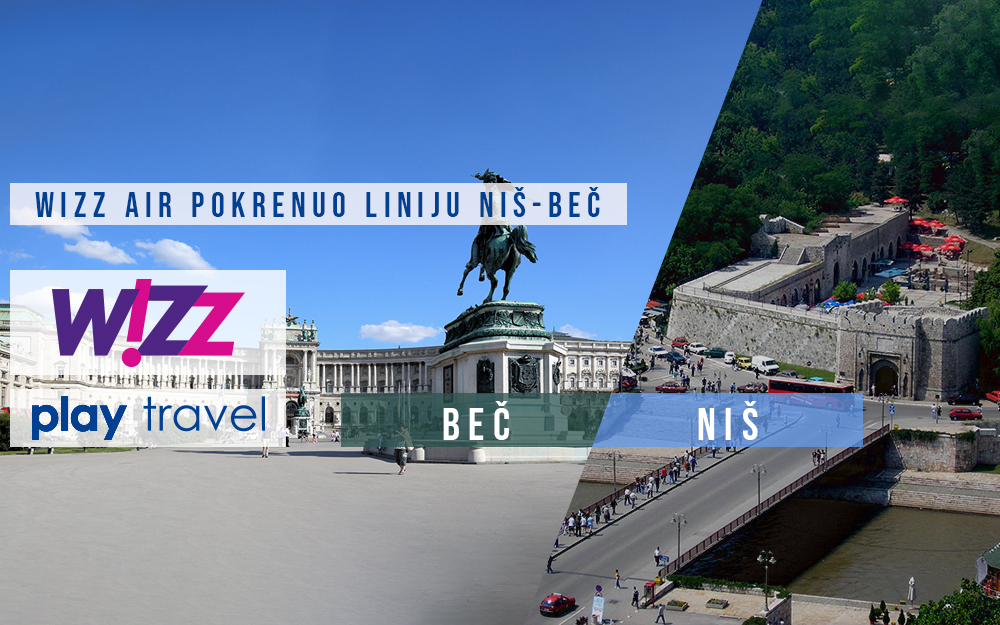 Wizz Air pokrenulo liniju Niš Beč.